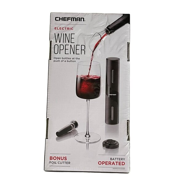 Chefman Electric Wine Opener NEW Sealed - Picture 12 of 16